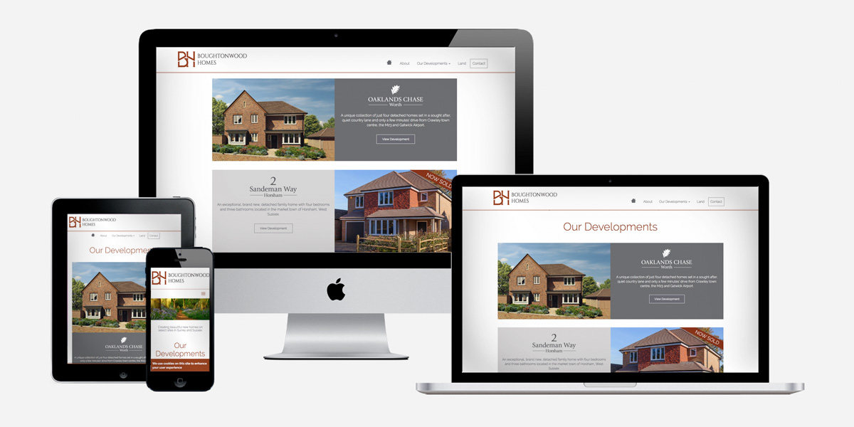 Responsive web design and development sussex surrey