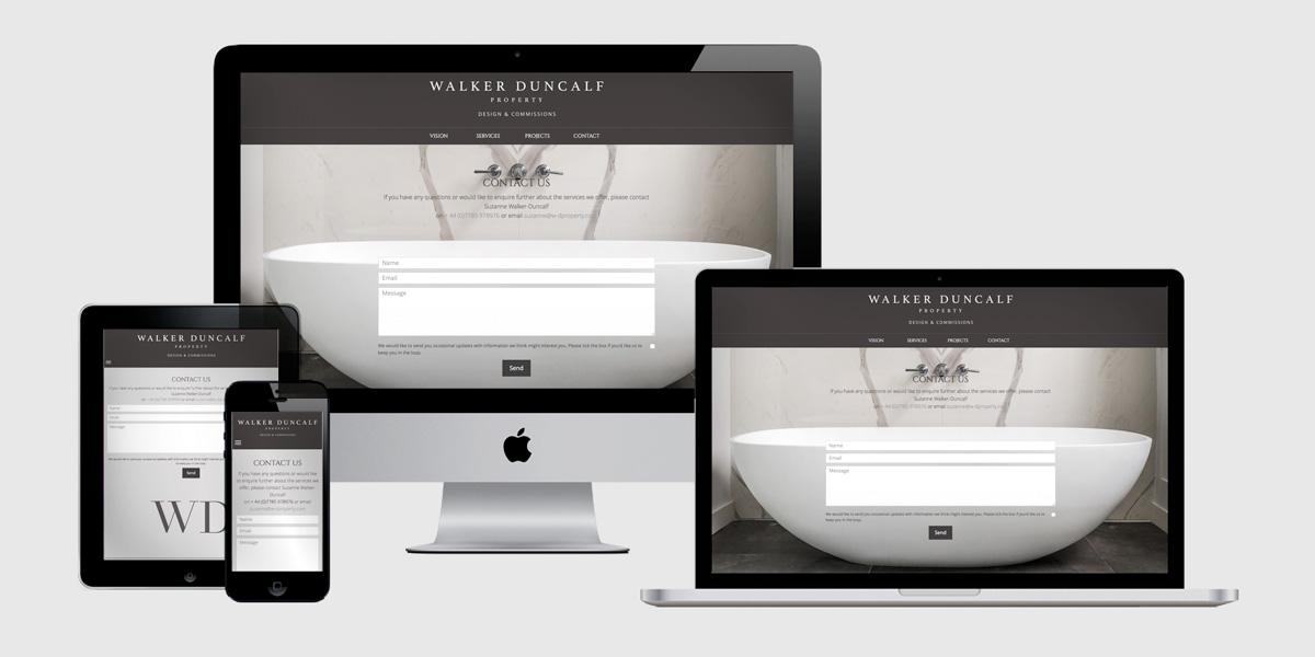 Brochure responsive adaptive web design sussex and surrey