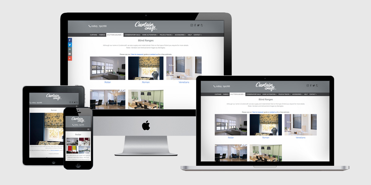 Designer responsive website built in Drupal