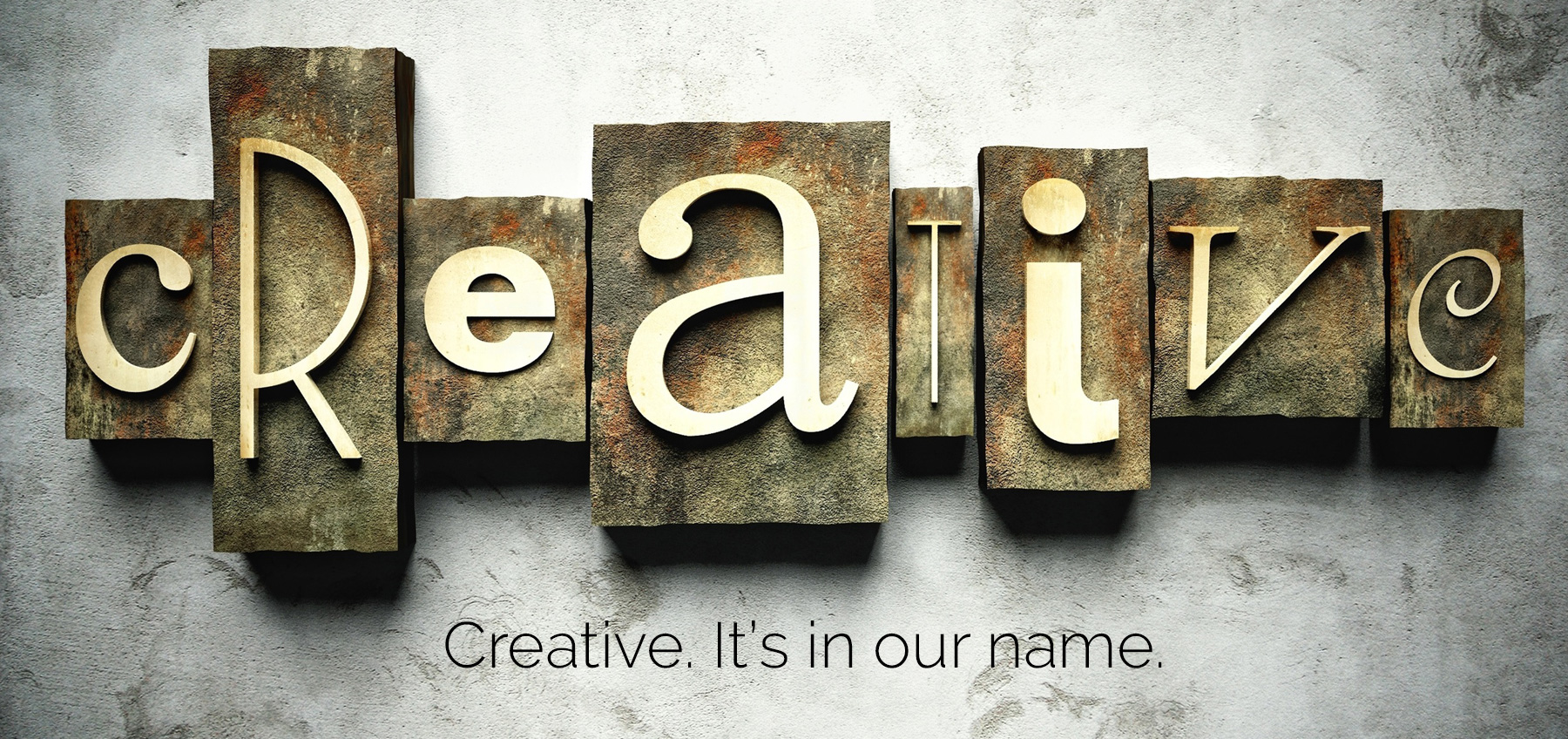 Creative. It's in our name. Creative graphic design and website development, Haywards Heath, West Sussex