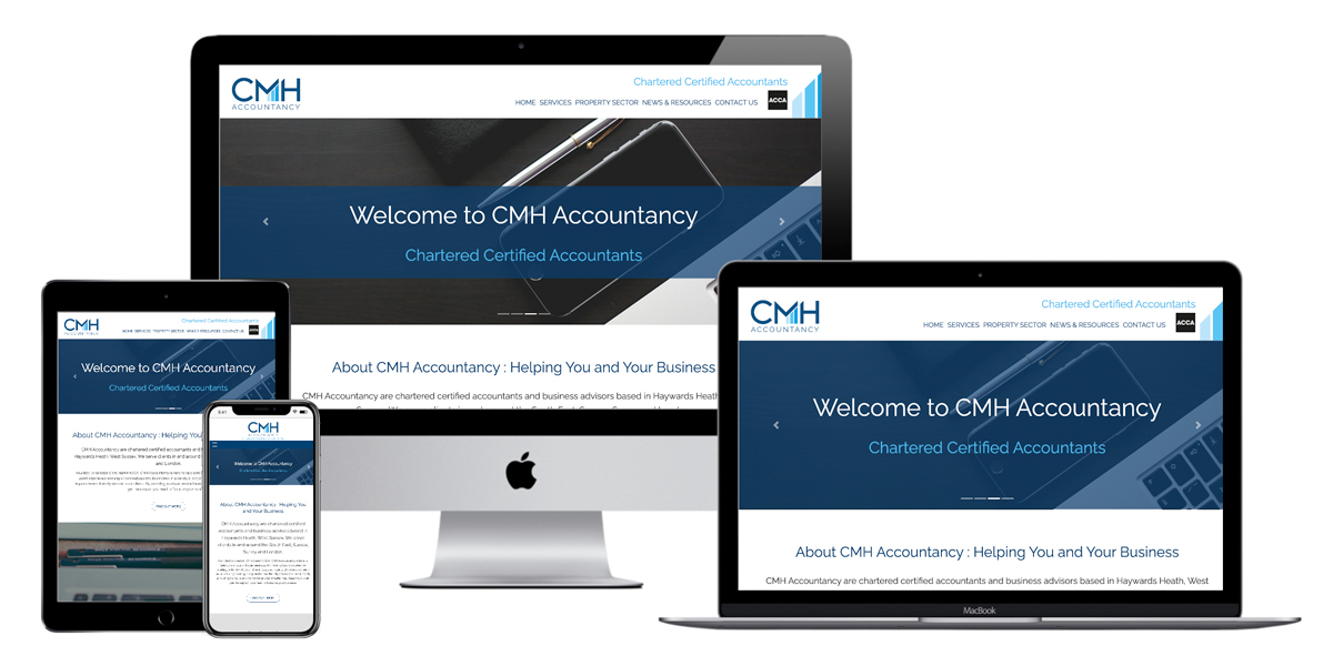 Responsive accountancy website design, build and development. Drupal website design and build, Studio B Creative