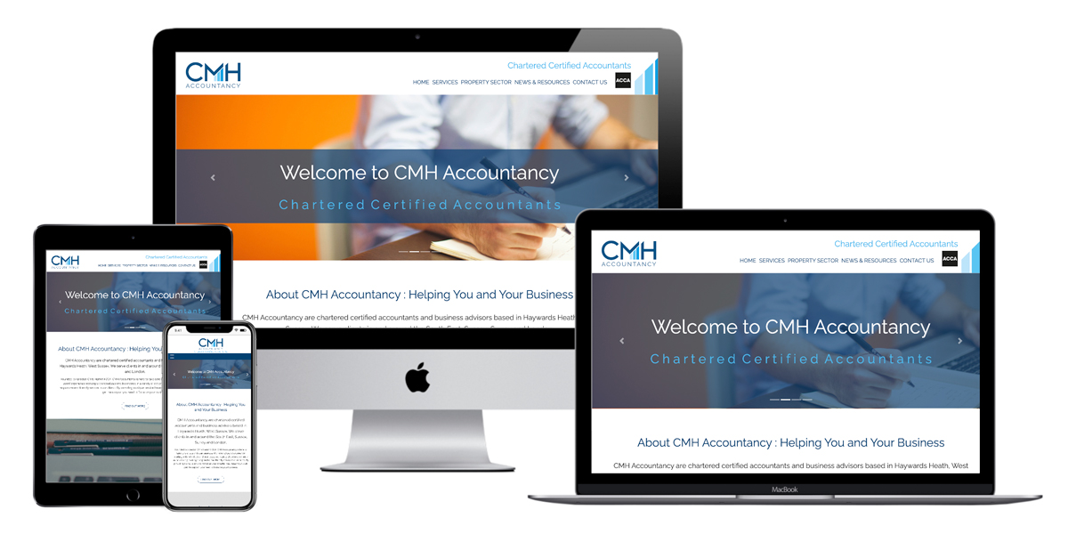 Responsive accountancy website design, build and development. Drupal website design and build, Studio B Creative