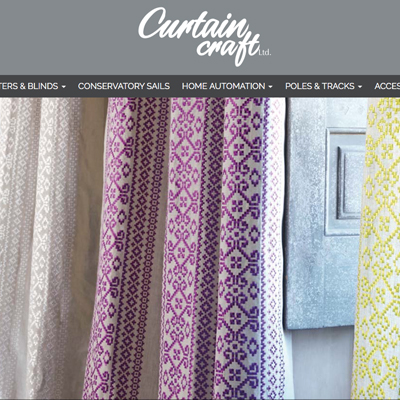 Interior design and bespoke soft furnishing website design