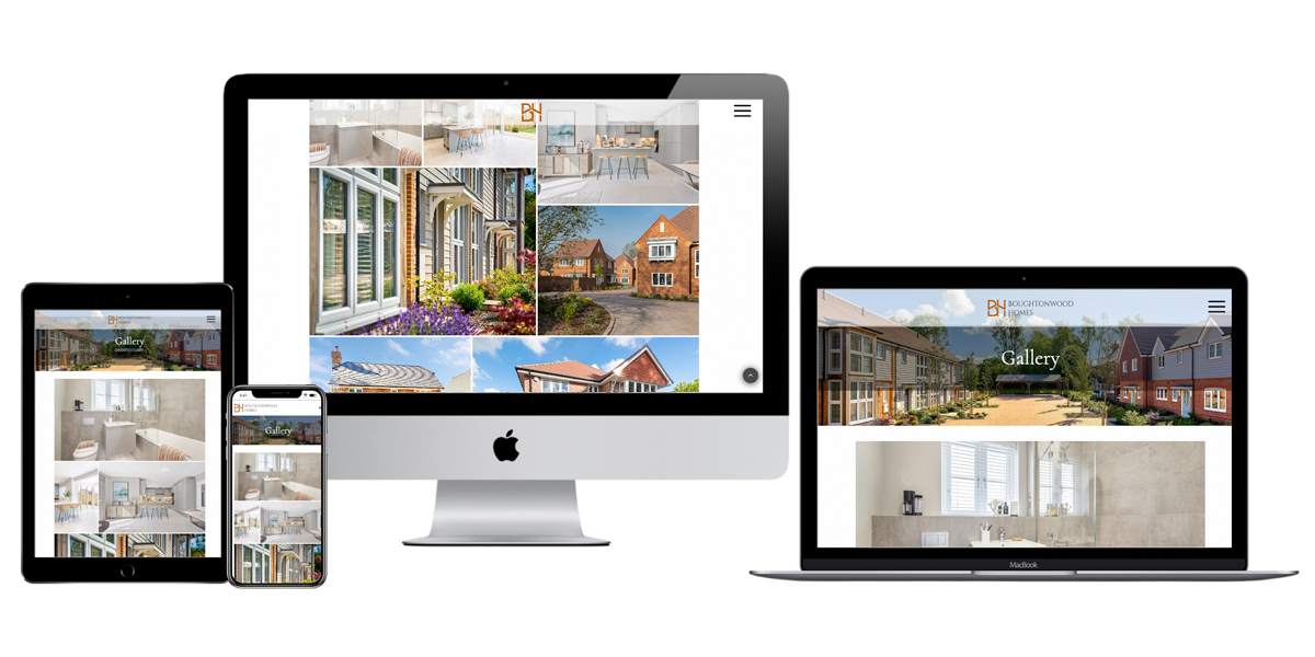 Drupal website design and build for independent building developers, Boughtonwood Homes
