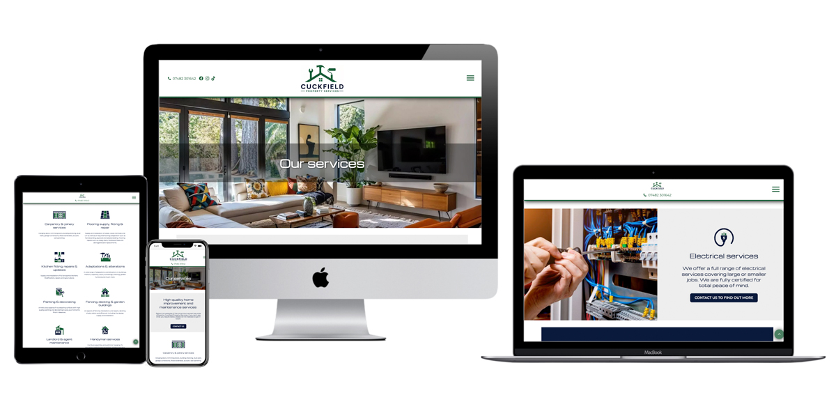 Drupal website design and build for independent property services and maintenance company based in Cuckfield, West Sussex