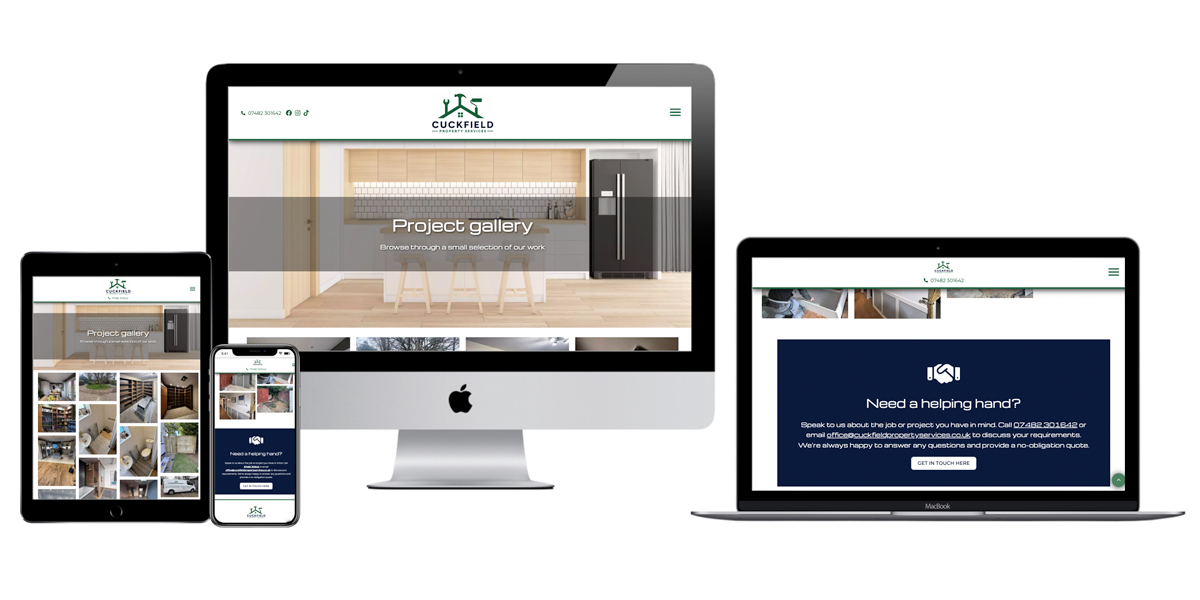 Drupal website design and build for independent property services and maintenance company based in Cuckfield, West Sussex